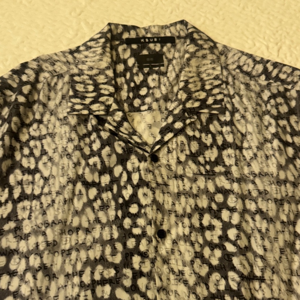 Ksubi Monochrome Patterned Men's Shirt Jacket